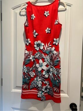Adorable Venus Orange Print Dress